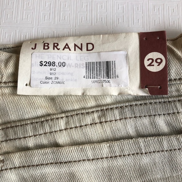 J Brand Pencil Leg Jeans Zombie Denim - Picture 13 of 16